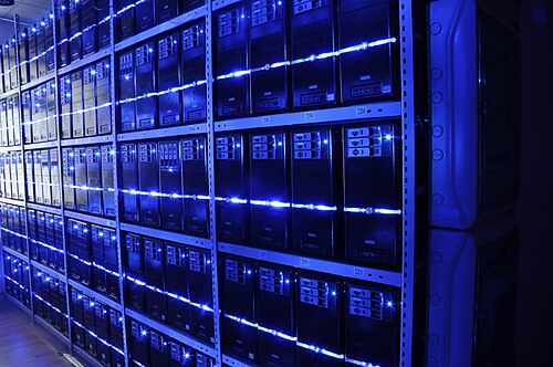 HPC data center server racks